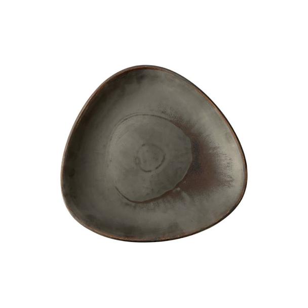 Talerz głęboki 32cm KERA Delta, kolor hematyt