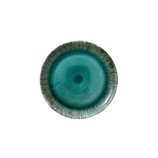 Talerz płytki 21cm KERA Still, kolor szmaragd