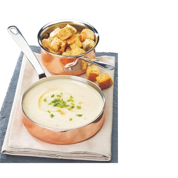 Mini patelnia do serwowania, pokryta miedzią 12,5cm