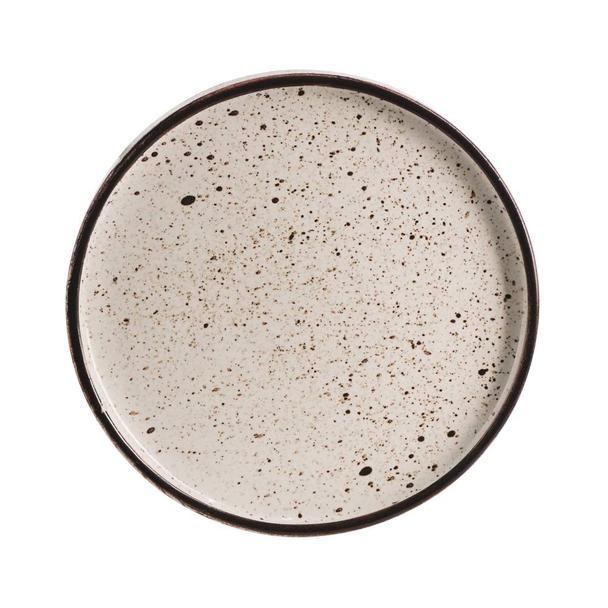 Talerz płytki z rantem 20cm Arondi Kera, kolor kremowy