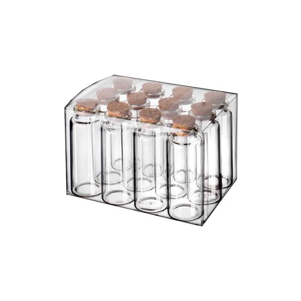 Kieliszek Fiolka z korkiem 40ml (zestaw 12szt.)