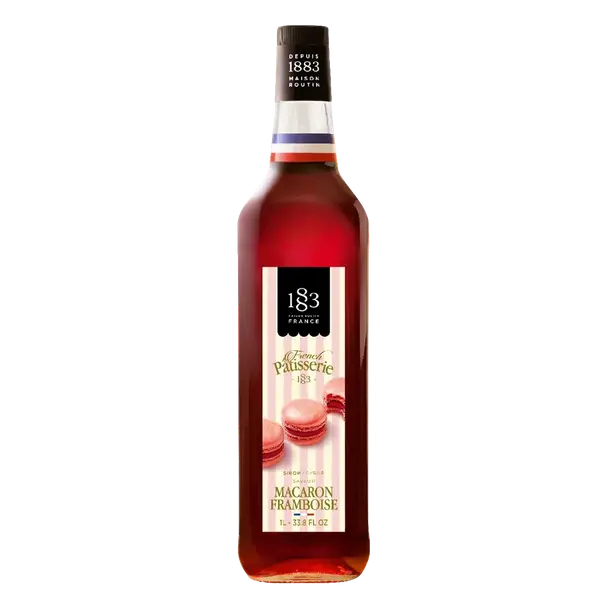 Syrop 1883 Routin French Patisserie Makaronik Malinowy, szklana butelka 1L