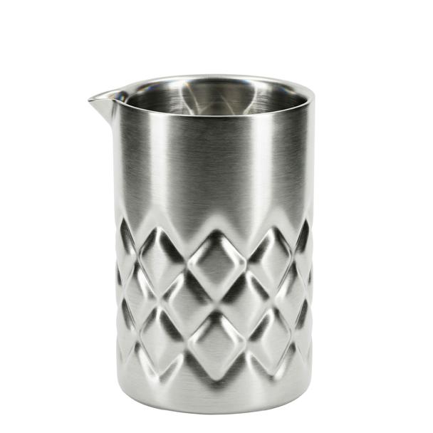 Kubek (Mixing Cup) barmański z lejkiem, podwójna ścianka, stal nierdzewna, 500ml