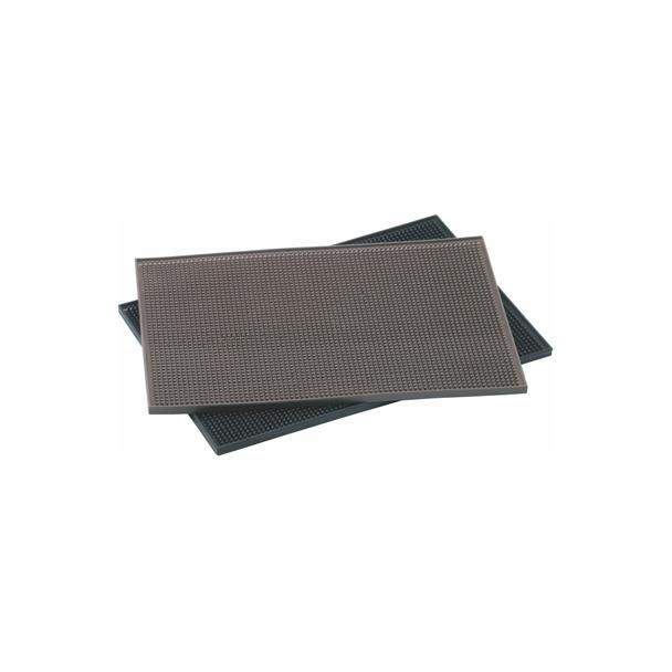 OUTLET Mata barowa, gumowa, brązowa, 45x30x1,5cm