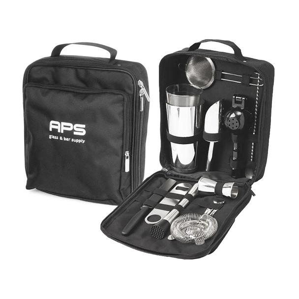 Zestaw akcesoriów barmańskich 14-elementowy APS Glass & Bar Supply