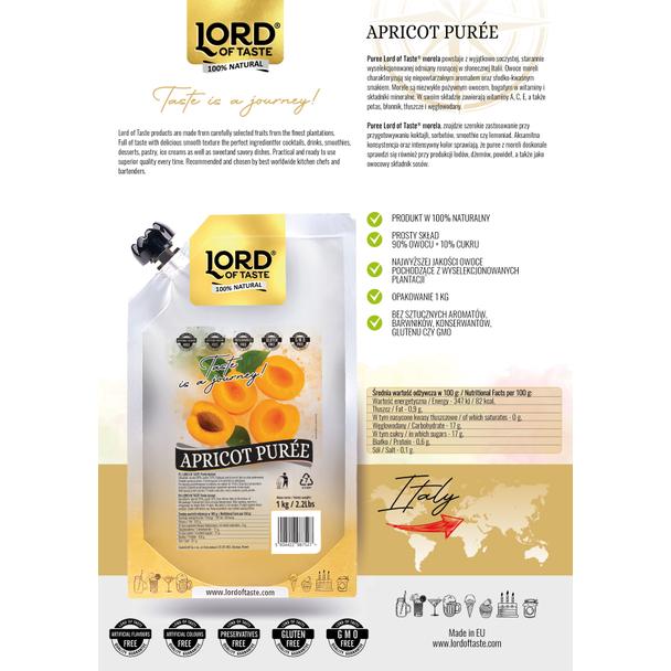 Puree Owocowe Lord of Taste Morela 1kg