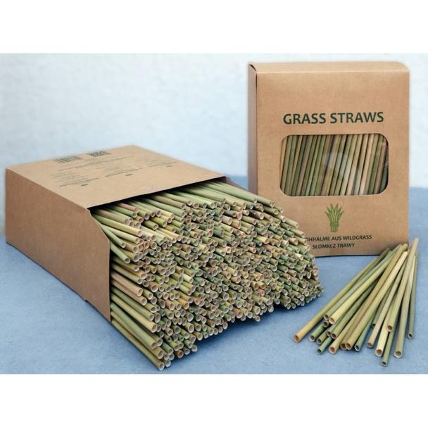 Słomki z dzikiej trawy Lepironia 200mm (500szt.)