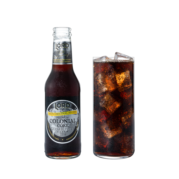 Lord of Taste, Premium Colonial Coke (Cola) SUGAR FREE, napój butelka 200ml