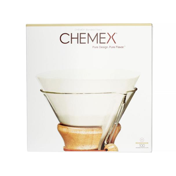 Chemex Bonded Filters Unfolded Circles filtry papierowe okragłe 6, 8,10 filiżanek