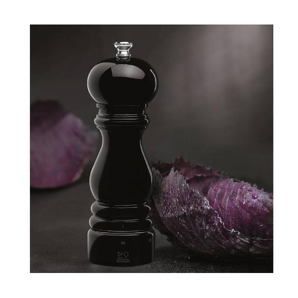 Młynek do pieprzu Peugeot Paris 12 cm, lakierowany czarny, U-Select