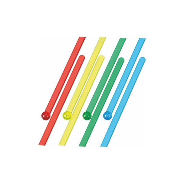 Mieszadełko (stirrer) proste, mix kolorów, 18,5cm, 500szt