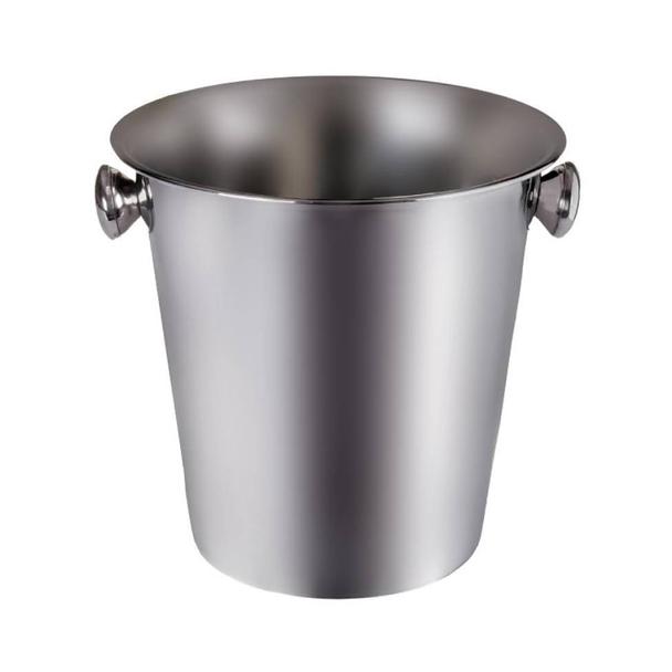 Wiaderko do szampana, stal nierdzewna, matowe.