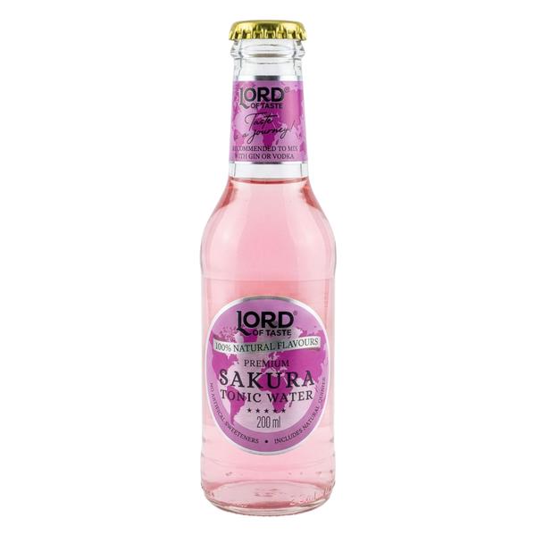 Lord of Taste, Premium Sakura (kwiat wiśni) Tonic Water, napój butelka 200ml