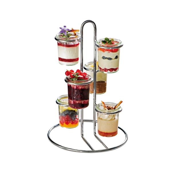 Stojak serwisowy WECK na 6 słoiczków, średnica 6cm (produkt sprzedawany bez słoiczków)