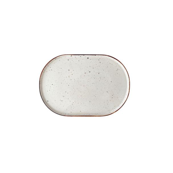 Półmisek z rantem 28,5x19cm Arondi Kera, kolor kremowy