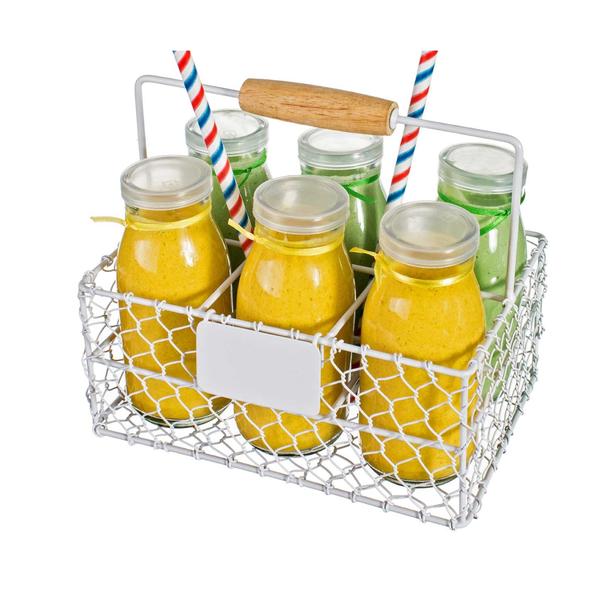 Butelka szklana 250ml do lemoniady, milk shaków, smoothies