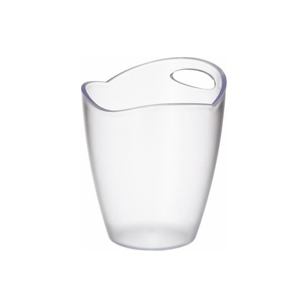 Wiaderko do szampana, klarowne, plastik szroniony