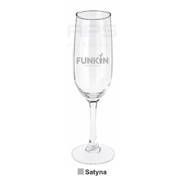 PROMOCJA_Kieliszek do szampana Nicea z  LOGO Funkin 190ml