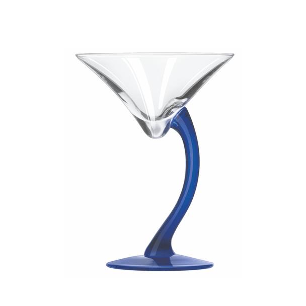 Kieliszek do martini/cocktailówka Bravura Martini Cobalt Stem 200ml * 6