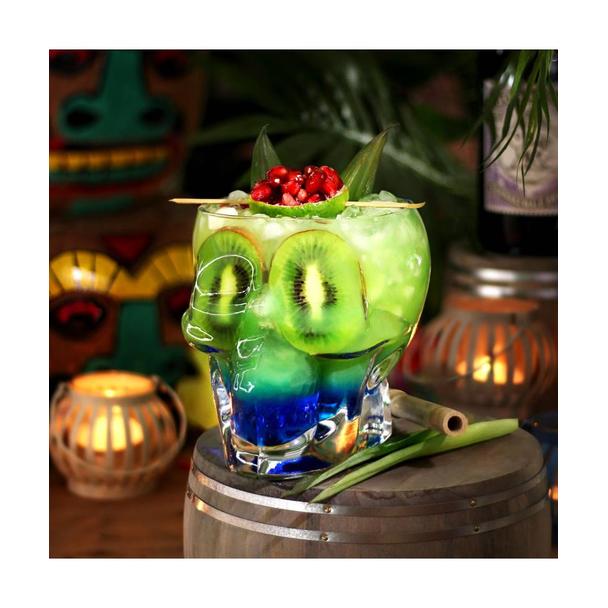 Skull Glass Czaszka Tiki Mug 700ml * 23 1/3 Oz