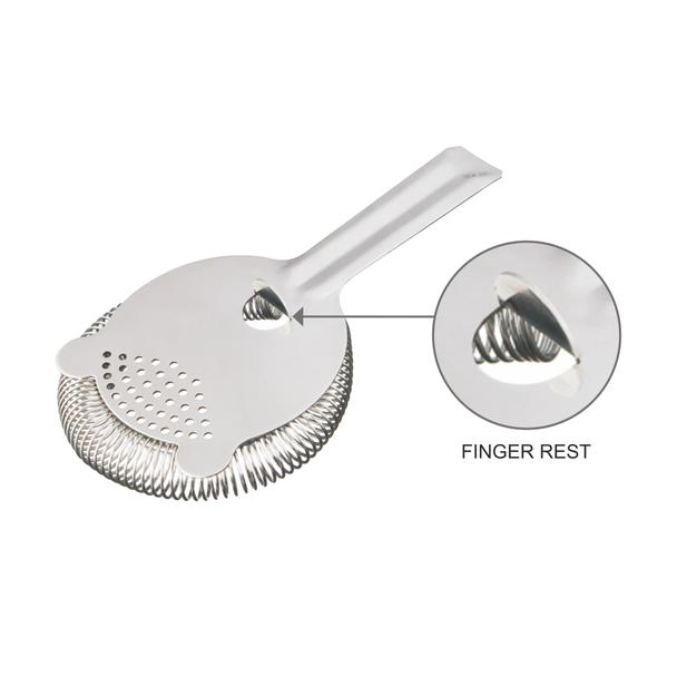 Sitko barmańskie (Strainer), Finger Rest