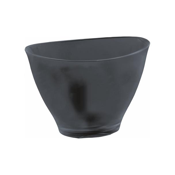 Wiaderko do szampana, owalne, plastikowe, czarne