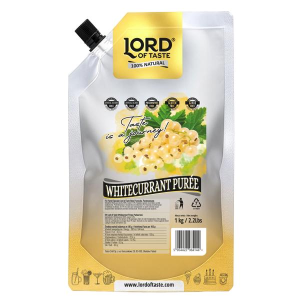 Puree Owocowe Lord of Taste Biała Porzeczka 1kg