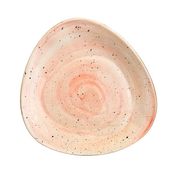 Talerz płytki 26cm KERA Delta, kolor różowy