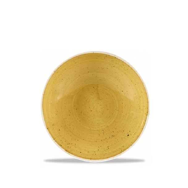 Stonecast Mustard Evolve Coupe Bowl 7.25"
