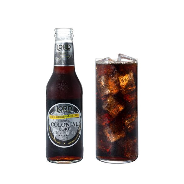 Lord of Taste, Premium Colonial Coke (Cola) SUGAR FREE, napój butelka 200ml