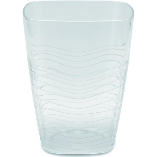 Wiaderko do szampana Waves, plastikowe, klarowne