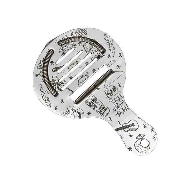 Sitko barmańskie (Strainer), wzór Tiki