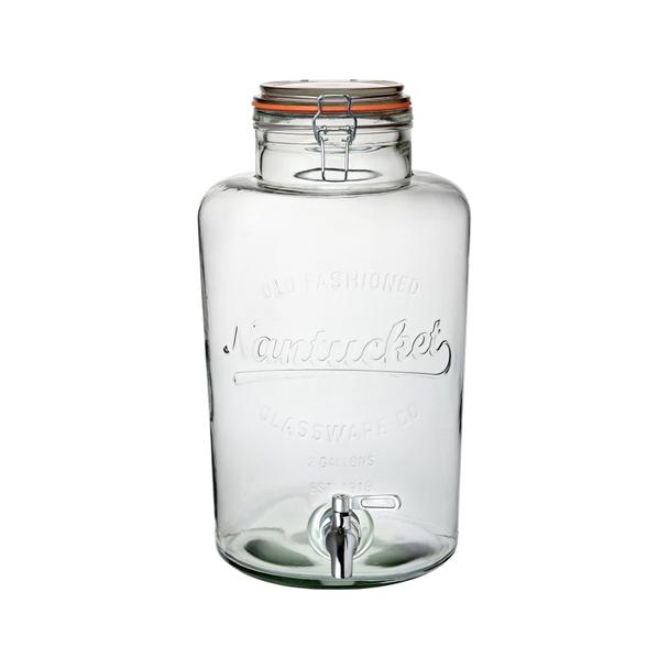 Słój, słoik Nantucket Punch Barrel 8,5L ze stalowym kranikiem