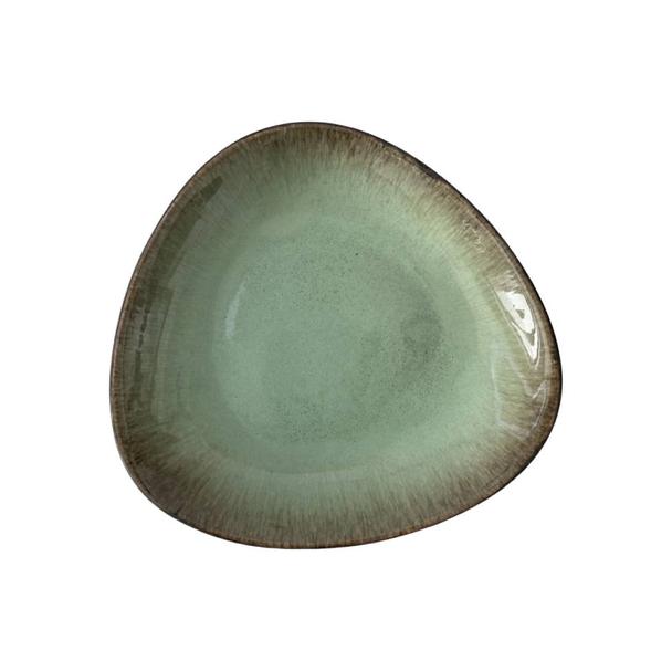 Talerz płytki 37cm KERA Delta, kolor agat