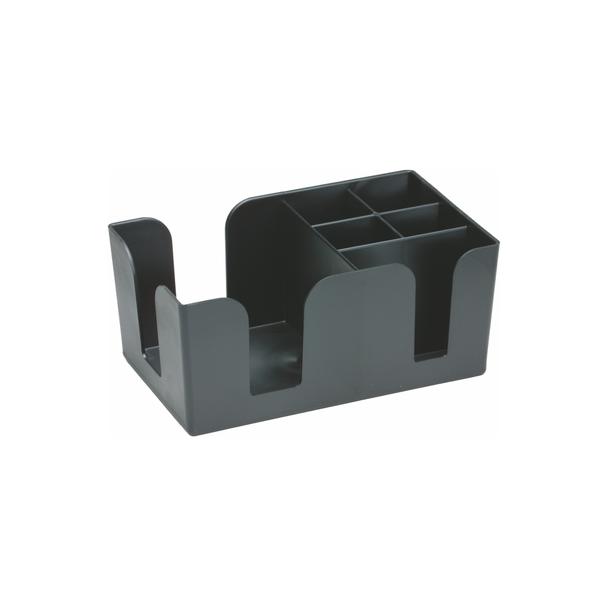 Bar Caddy pojemnik na serwetki, słomki, czarny