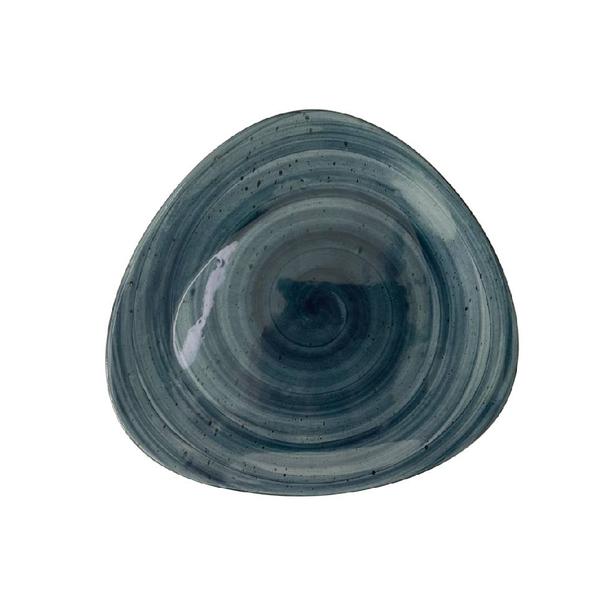 Talerz płytki 37cm KERA Delta, kolor morski