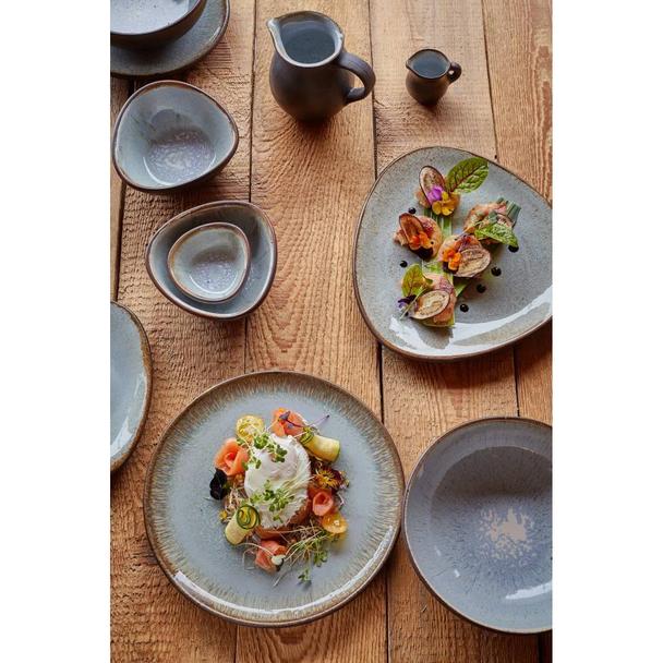 Talerz płytki 30cm KERA Delta, kolor topaz