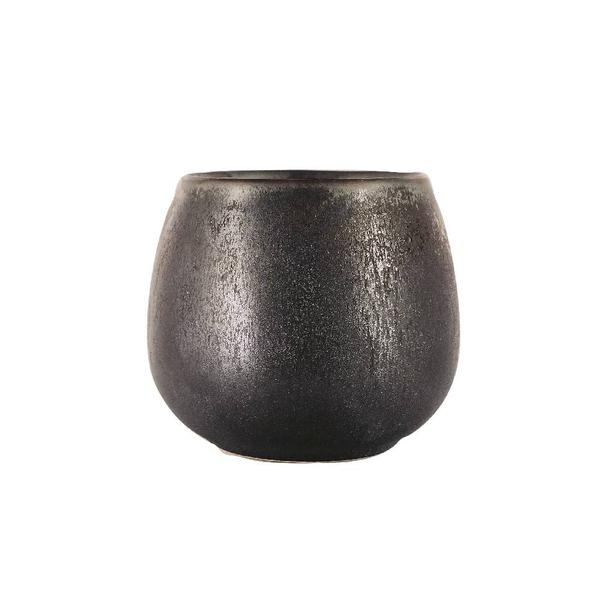 Kubek 400ml KERA Oskar bez ucha, kolor hematyt