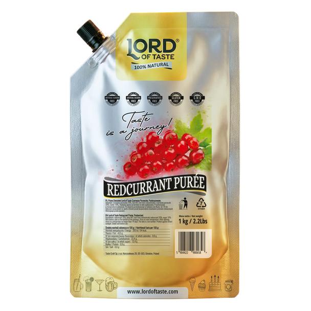 Puree Owocowe Lord of Taste Czerwona Porzeczka 1kg