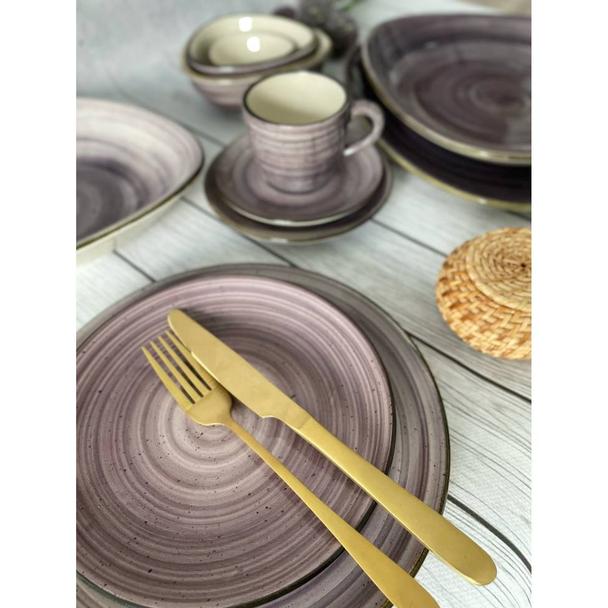 Talerz płytki 29cm KERA Still, kolor fioletowy