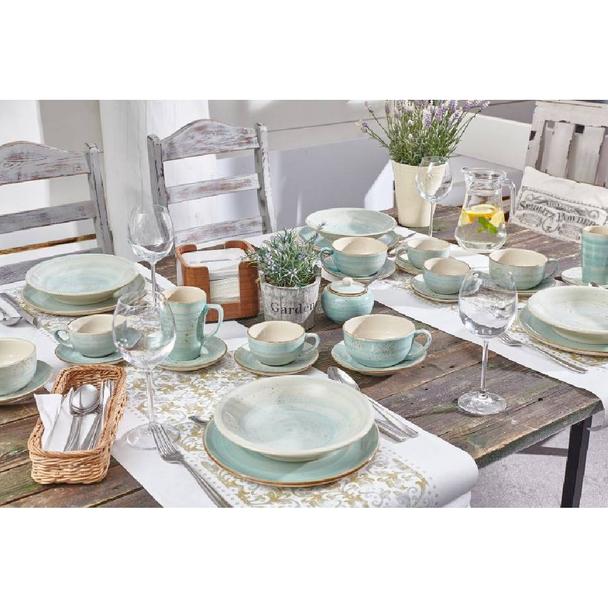 Talerz płytki 19cm KERA Still, kolor seledynowy