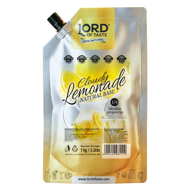 Syrop Lord of Taste baza lemoniadowa Cloudy Lemonade 1kg.