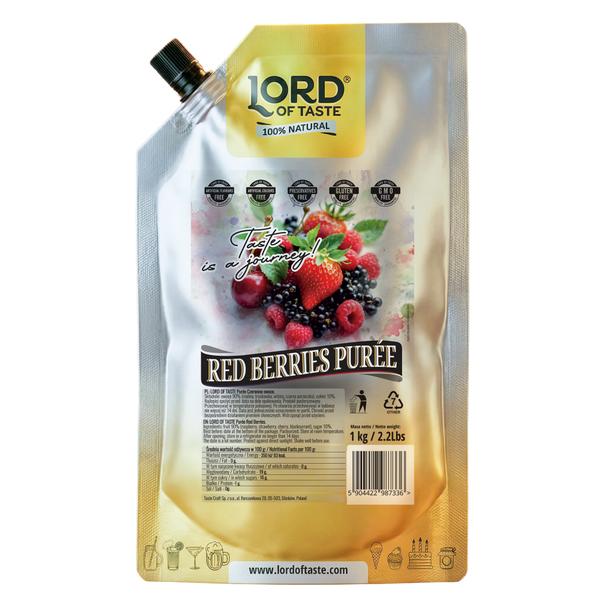 Puree Owocowe Lord of Taste Czerwone Owoce 1kg