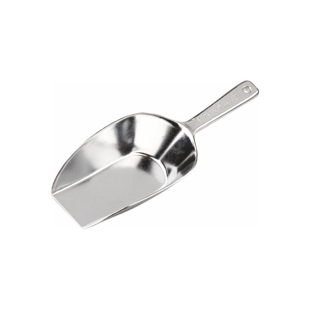 Szufelka do lodu aluminiowa, płaska, mała