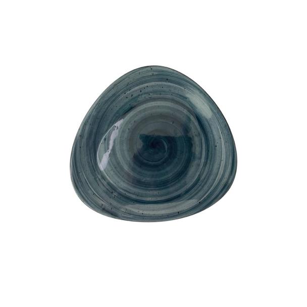 Talerz głęboki 27cm KERA Delta, kolor morski