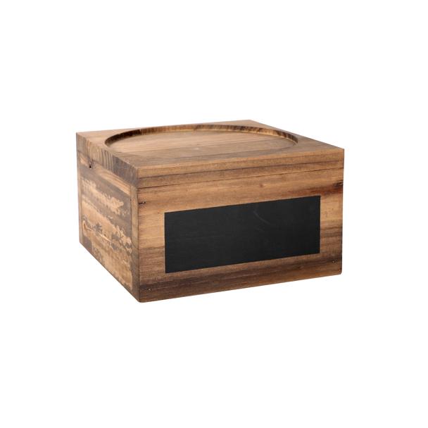 Stojak drewniany na słój z kranikiem 8, 5L, z tabliczką