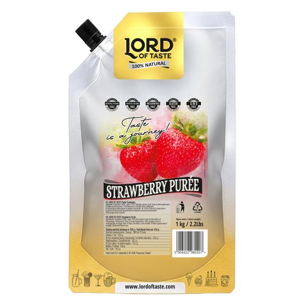 Puree Owocowe Lord of Taste Truskawka 1kg