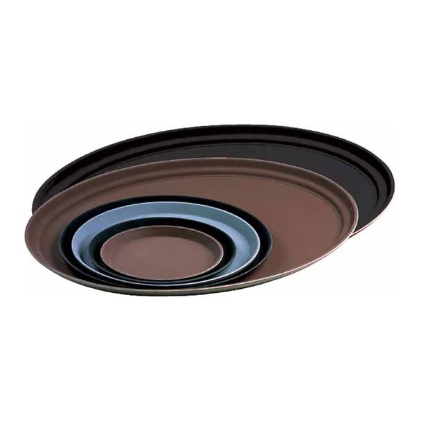 Taca z włókna szklanego owalna 56x68cm, brązowa