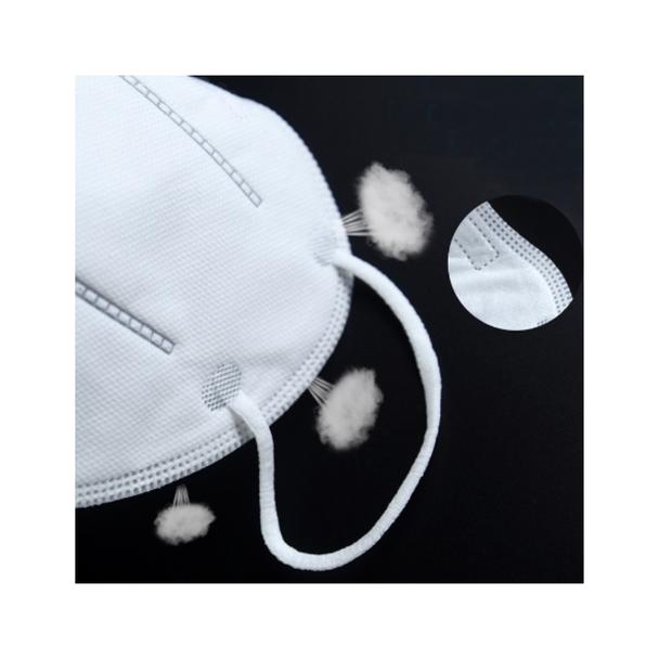 Maseczka KN95 FFP2 ochronna wielorazowa 4-warstwowa (1szt.) APS Clean & Protect wiązanie z tyłu głowy