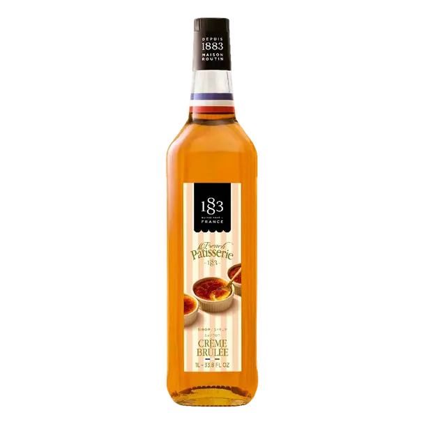 Syrop 1883 Routin French Patisserie Creme Brulee, szklana butelka 1L